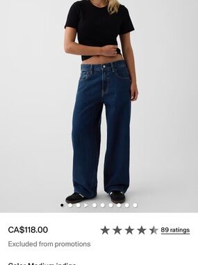 GAP x Hailey extra baggy medium size 23